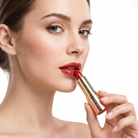 Fabricants de rouge à lèvres personnalisés avec logo OEM en Chine, fournisseur de cosmétiques de maquillage, vente en gros de rouge à lèvres mat, rouge à lèvres à étiquette privée