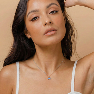 Collar <span class=keywords><strong>con</strong></span> Colgante de Moissanita Cereza Dulce de Plata de Ley S925, Joyería Brillante y Linda, Regalo de Cumpleaños Elegante, Anillo de Compromiso - Product Image 3