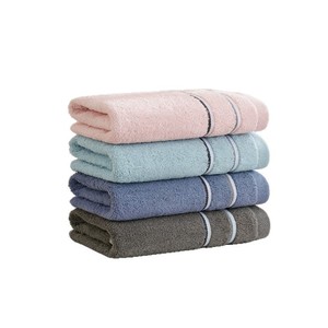 Pure Cotton Face Towel 32x72cm Solid Color Skin Friendly Home Use - Product Image 5