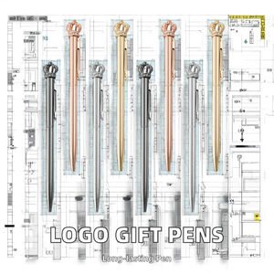 New Arrival Customized Logo Sports Metal Ballpoint <b>Pen</b> <b>Silver</b> Rose Gold Color with Personalized Logo a Stylish Stationery Gift - Product Image 2