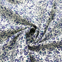Tissus à motifs floraux multicolores, doux et élégants, design féminin, tissu imprimé 100% coton pour vêtements