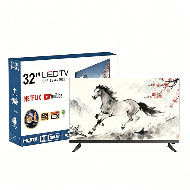 Webos 43 Inch 4K HDTV LED Smart TV Android 13.0 with 9 Languages Customizable OEM for Hotel TV and Cinema Experience