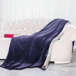 Couverture de mise à la terre conductrice 140*200cm en fibre d'argent, <span class=keywords><strong>drap</strong></span> de mise à la terre en flanelle douce <span class=keywords><strong>pour</strong></span> un meilleur sommeil - Product Image 5