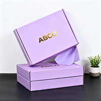 Boîte en carton ondulé pour l'expédition de colis, petite boîte d'emballage en papier pour l'impression de vêtements, d'articles cadeaux, de luxe, de courrier, de commerce électronique