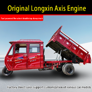 Two-Row Closed Shed Motorized Car for <b>Gasoline</b> Three-Wheeled Farm Dump Water-Cooled Freight Vehicle for Use - Product Image 2