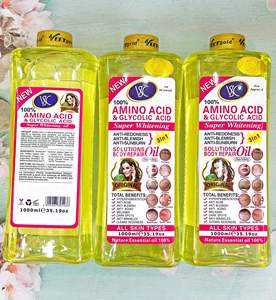 Venta caliente 100% Nature Super Blanqueamiento Aceite Piel Medio fundido Anti-Envejecimiento Eliminación de manchas oscuras Aminoácidos Aceite de masaje aclarante - Product Image 2