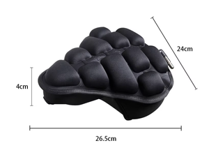 <span class=keywords><strong>Selle</strong></span> de <span class=keywords><strong>vélo</strong></span> 3D housse de siège de <span class=keywords><strong>vélo</strong></span> souple coussin d'air <span class=keywords><strong>gonflable</strong></span> pour <span class=keywords><strong>vélo</strong></span> coussin respirant isolation thermique coussin antichoc - Product Image 5