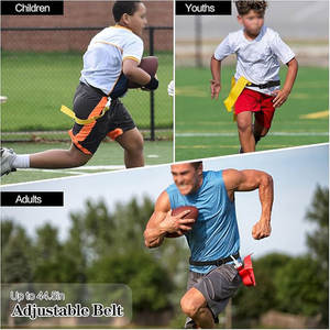 Material transpirable ligero Cinturón reforzado brillante Bucles Escuela recreativa Clases de educación física Cinturón de fútbol Bandera - Product Image 6