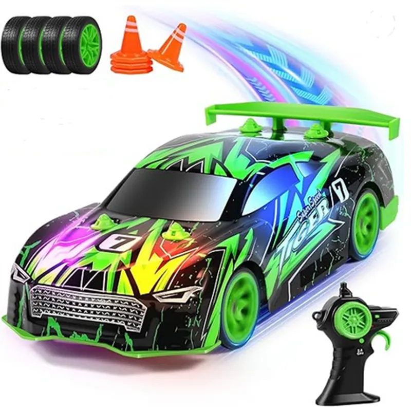 Meninos 1:24 RC Drift Racing Car Brinquedos 4WD Simulação Controle Remoto Modelo Carros Brinquedos Rádio Controle Alta Velocidade Drift Vehicle Toy