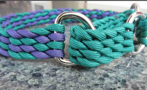 2026년 신제품 튼튼하고 세련된 동물용 블루 컬러 합금 애완견 목줄 핸즈프리 와이드 워킹 리쉬 내구성 강한 개 목줄 - Product Image 6