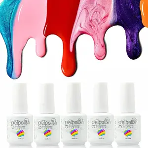 China cosmetic manufactory nails polish colour uv gel color gel polish