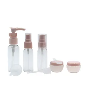 Kosmetik, Wasser, Lotion, Parfüm, Toilettenzubehör Aufbewahrungsset für Geschäftsreisen Set Verpackung Hautpflegeflasche Gesichtscreme-Gläser individuell