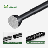 YIJIALE – Tige de tension en acier épaissi de 23 mm (0,7-1,6 m) sans perçage, pour salle de bain, cabine de douche, placard, armoire – 13 ans d'expérience OEM en exportation
