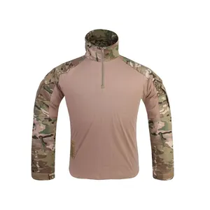 FREE SAMPLE training shirt hunting suit camouflage shirt outdoor adventure men's camouflage suit