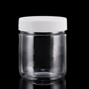 250Ml Pet Nhựa Mason Jar Cấp Thực Phẩm Bơ Đậu Phộng Lọ Nhựa Với Vít Nắp - Product Image 5