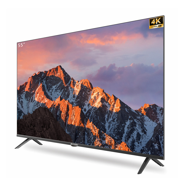 Wholesale 55 Inch Ultra HD 4K LED Tv Television Flat Screen Tv Factory OEM 43 50 55 Inch Smart Tv