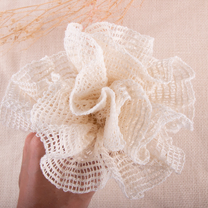 Produits d'hygiène et de soin de la peau, éponge de <span class=keywords><strong>douche</strong></span> en maille de Sisal, rose, Beige chaud, motif <span class=keywords><strong>fleur</strong></span> de bain, écologique - Product Image 6
