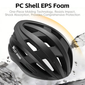 WEST BIKING-Casco de bicicleta de seguridad con Ventilación ajustable, compatible con luz de advertencia, gafas de sol para ciclismo profesional para adultos - Product Image 2