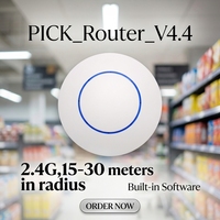 Système de Serveur Routeur d'Étiquettes Électroniques Intelligentes Picksmart en Matériau ABS, Passerelle ESL Tout-en-un pour Centres Commerciaux