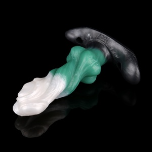 Silicone Knot Fantasy Stretching <b>Dildo</b> Curved Base, Anal Stretcher Prostate Toy, Adult Sex Toys for Men Women Couples Beginner - Product Image 2