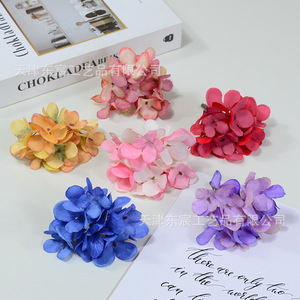Artesanía Dongchen, Hortensia Artificial de 8 cm de Diámetro, Flor de Seda, Decoración para Bodas y Hogar - Product Image 3