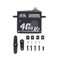 Servo numérique programmable sans balais AGFRC 40KG à couple élevé 0,071s avec engrenage en acier 8,4V IP67 étanche 25T STD pour voiture RC et robot