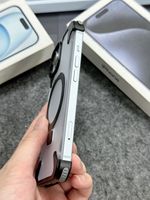 Casing ponsel kualitas tinggi bingkai Aloi Aluminium penutup belakang Pc dengan 4 sudut tahan benturan casing ponsel magnetik untuk Iphone 15 Pro