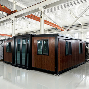 Maison conteneur en acier extensible de haute qualité, étanche, 20 pieds 40 pieds, design moderne pour chambre, <span class=keywords><strong>appartement</strong></span>, atelier, centre commercial - Product Image 1