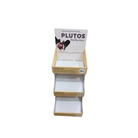 Expositor Plegable de Alta Capacidad para Punto de Venta, Exhibidor de Dulces/Caramelos/Café/Galletas con Tubo Metálico