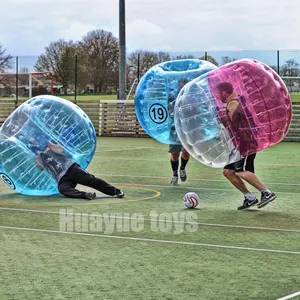 Manufacturer cheap price PVC inflatable adult body zorb soccer human bubble bumper ball for football