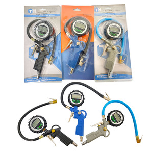 ปืนเติมลมยางดิจิตอลแบบ Heavy Duty พร้อมสายยางทนทานสำหรับยางรถยนต์ - Product Image 4