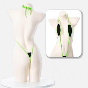 Wholesale Simple Fashion Sexy Thong Bikini Swimsuit Beachwear Women's Micro Bikini