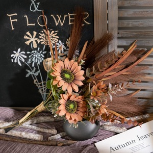 ช่อดอกทานตะวันประดิษฐ์ CallaFloral พลาสติก สำหรับตกแต่งงานแต่งงาน ตกแต่งบ้าน แขวนผนัง รุ่น CF01321 - Product Image 1