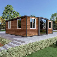 Villa Móvil de Lujo de 20 pies, Casas Móviles Ensambladas, Casa Contenedor Expandible de Lujo con Material de Panel Sándwich