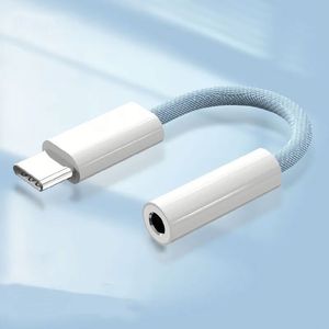Nylon Braided 3.5mm to <b>Usb</b> C Earphone Adapter Cable Aux Audio Cable for Mobile Phones - Product Image 2
