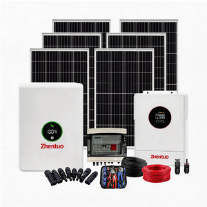 Complete Off Grid Solar System 10kw 20kw 30kw 50kw MPPT Lifepo4 <b>Battery</b> Pure Sine Wave Home Industrial Use Complete Sys - Product Image 3