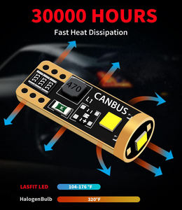 2023 plus récent W5W Led T10 voiture lumière COB 6000K blanc Auto Automobiles <span class=keywords><strong>plaque</strong></span> d'<span class=keywords><strong>immatriculation</strong></span> lampe dôme lumière lecture <span class=keywords><strong>ampoule</strong></span> Style 12V - Product Image 4