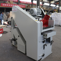 Raboteuse à bois double face, tête de coupe spirale, machine à travailler le bois à commande de fréquence