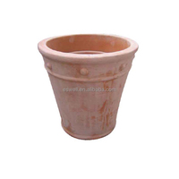 Pots à fleurs coniques rétro, jardinières en terre cuite respirantes, plantes décoratives pour la maison ou la terrasse du jardin