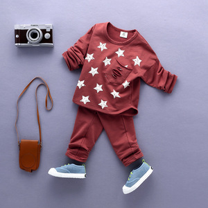 Hot Sale Boy Children's <b>Clothes</b> T-shirt and Pants Set at Price List - Product Image 3