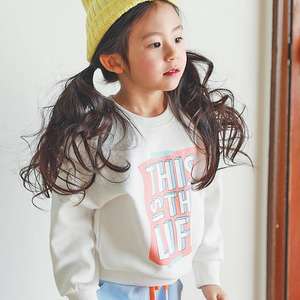 Nouveautés 2017 France Vêtements tendance pour filles Sweat-shirts pour enfants - Product Image 3