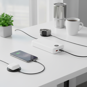 พาวเวอร์แบงค์ OEM รุ่นยอดนิยม ความจุ 20000mAh พร้อมหน้าจอแสดงผลดิจิตอล รองรับการชาร์จเร็ว 20W รองรับ PD/QC สำหรับ <span class=keywords><strong>iPhone</strong></span> และ Android - Product Image 6