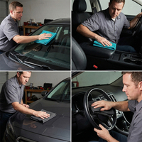Serviette de séchage en microfibre super absorbante à structure gaufrée pour le detailing automobile, marque Tavelya, origine Shandong, étiquette privée
