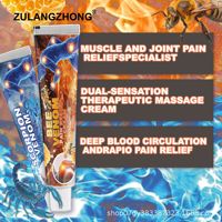 Zulangzhon usine vente directe transfrontalière Double sens crème anti-douleur glace feu Scorpion venin d'abeille venin pour articulation du corps
