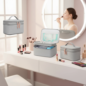 حقيبة حفاضات أطفال محمولة عالية الجودة مقاومة للماء من النايلون بتصميم أنيق للسفر - Product Image 4