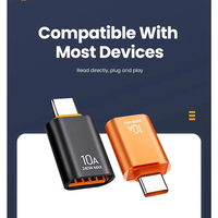 Usine Type C USB 3.0 OTG adaptateur 10A charge rapide USB C mâle femelle convertisseur pour Macbook ordinateur portable téléphones mobiles tout neuf