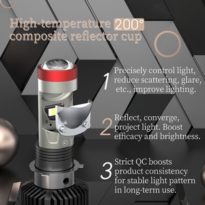 Aftermarket Motorcycle 35w 6000k High Low Beam Together H6 Mini <b>Led</b> <b>Projector</b> Lens Headlight Bulbs for Old Oil Motorcycle Bike - Product Image 2