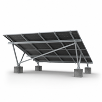 Système de montage solaire au sol CHIKO, système de montage au sol pour panneaux solaires, panneaux photovoltaïques en aluminium, résistant au vent et à la neige, OEM personnalisé