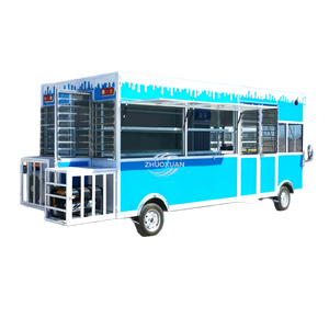 Robust Heavy Duty Food Truck Fashion Fast Food Kiosk Practical Stand For Coffee <b>Snack</b> Selling Service - Product Image 1