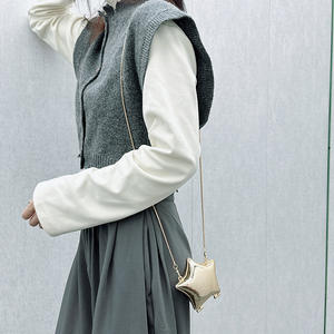 Toptan bayanlar moda Crossbody çanta akrilik malzeme yapılmış farklı desenler ile küçük kore niş çanta - Product Image 3